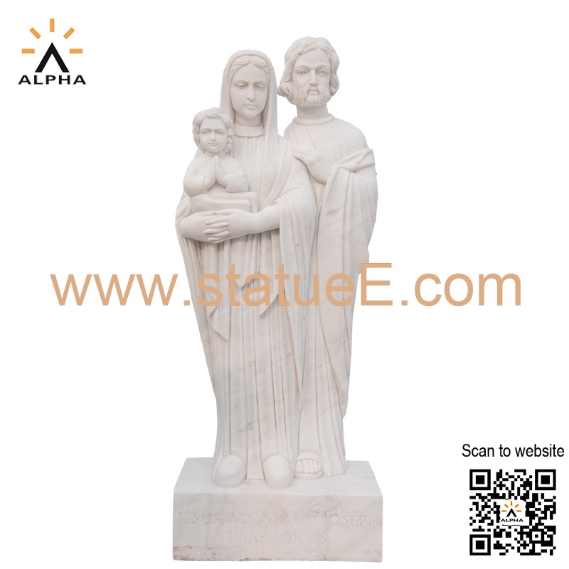 Marble Holy family statue